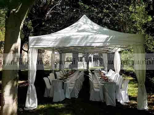 Carpas plegables para bodas y celebraciones de Qualytent, fa