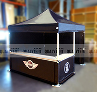 Carpas plegables con mostradores de Qualytent, carpas promoc